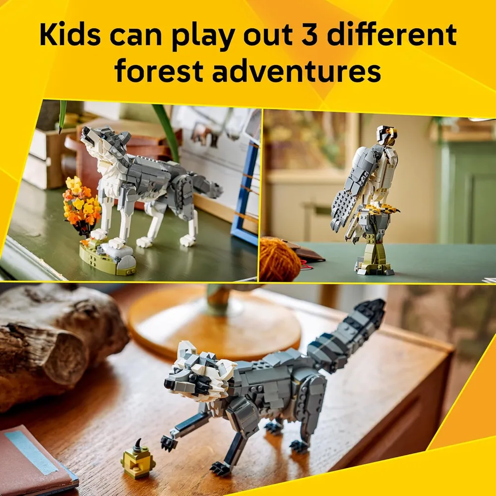 LEGO CREATOR 3 EN 1 LOBO GRIS 626 PIEZAS