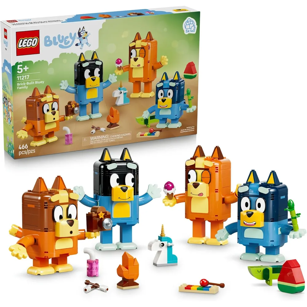 LEGO BLUEY FAMILIA CONSTRUIDA 382 PIEZAS