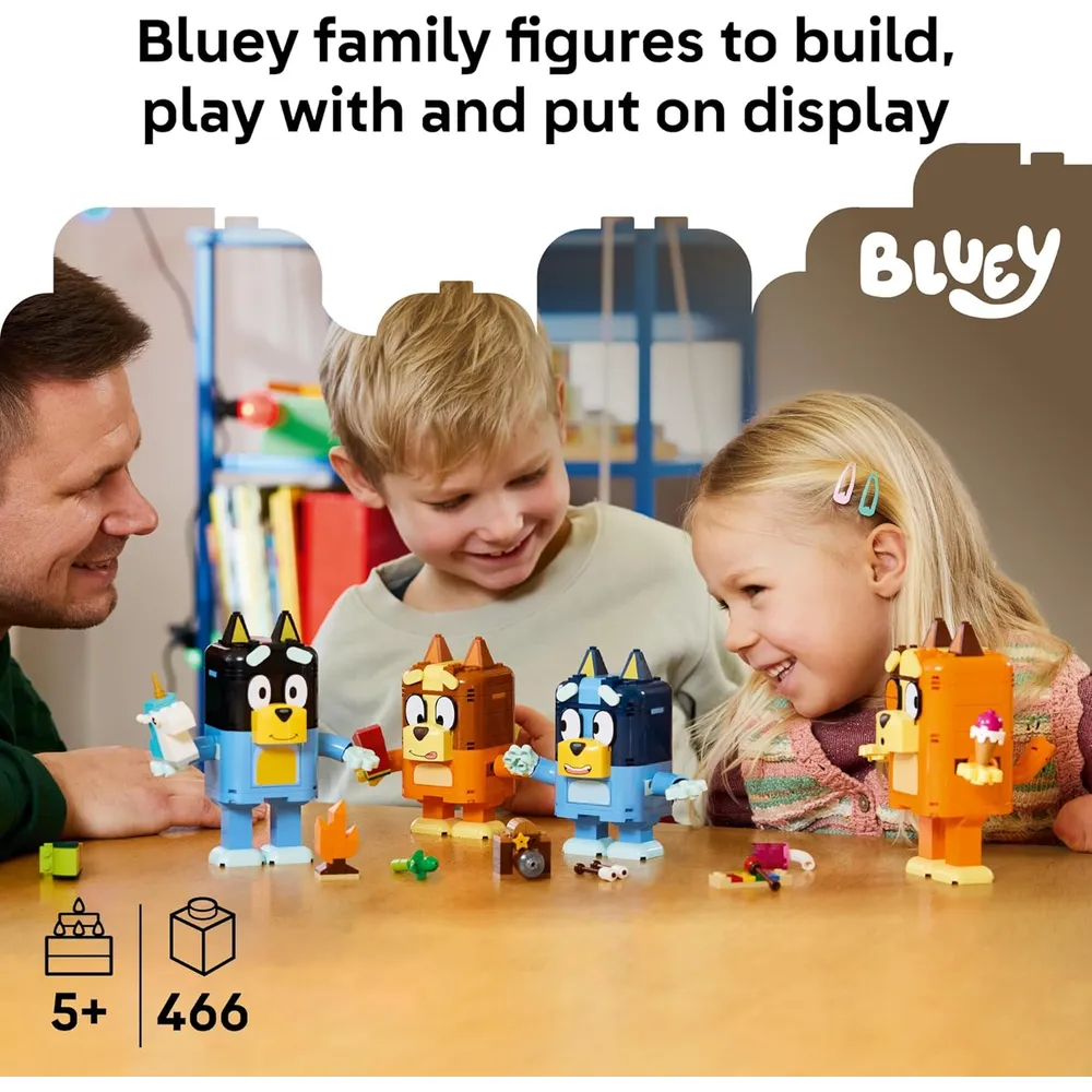 LEGO BLUEY FAMILIA CONSTRUIDA 382 PIEZAS