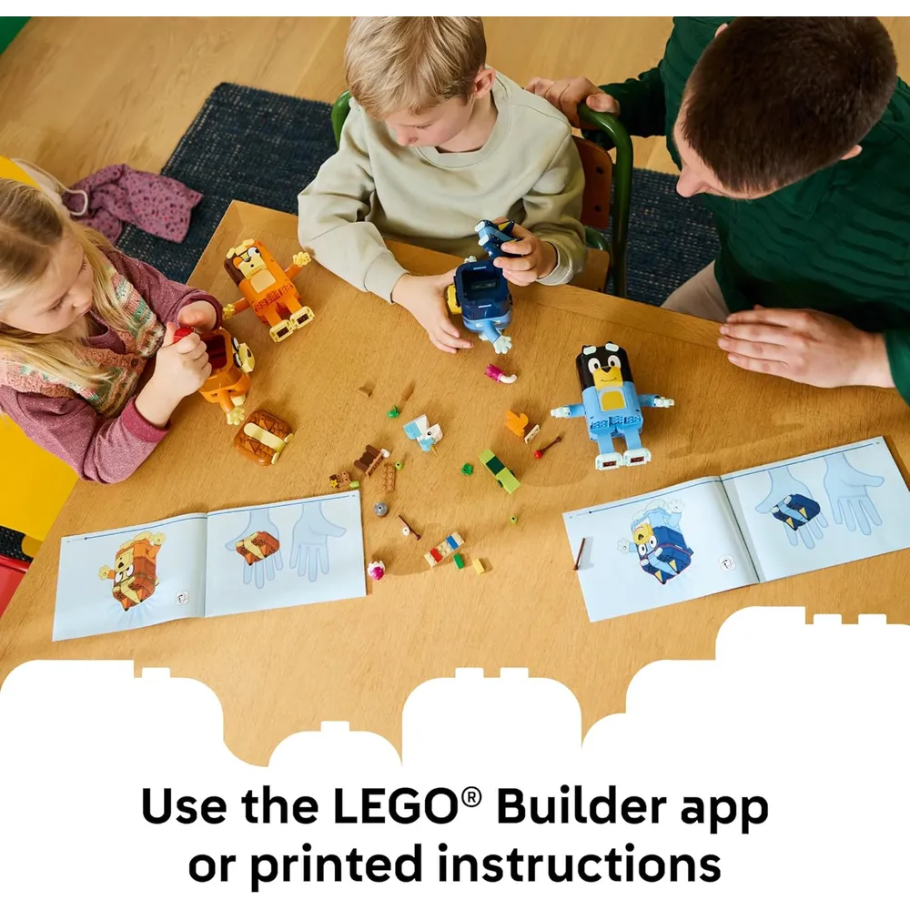 LEGO BLUEY FAMILIA CONSTRUIDA 382 PIEZAS