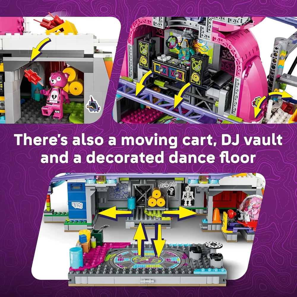 LEGO FORTNITE RAVE CAVE 1068 PIEZAS