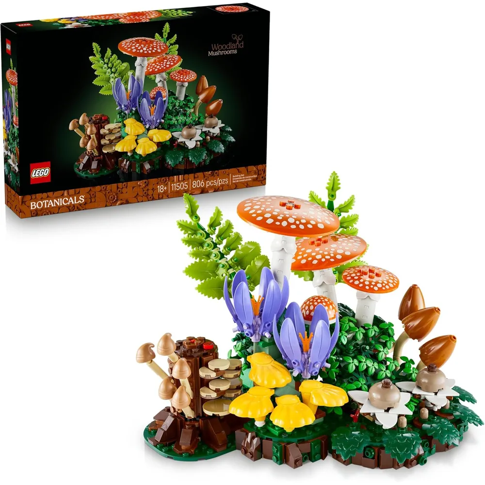 LEGO BOTANICALS SETAS DEL BOSQUE 436 PIEZAS