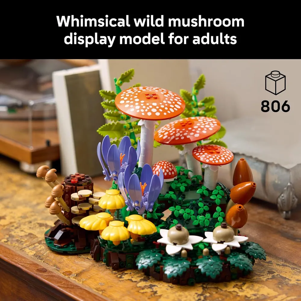 LEGO BOTANICALS SETAS DEL BOSQUE 436 PIEZAS