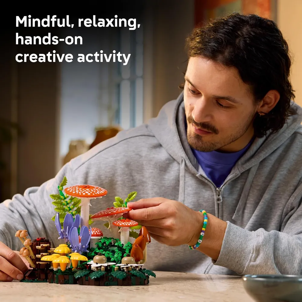 LEGO BOTANICALS SETAS DEL BOSQUE 436 PIEZAS