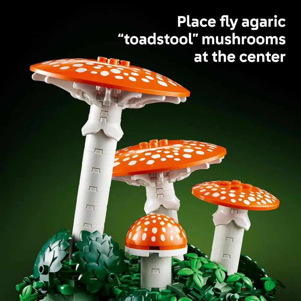 LEGO BOTANICALS SETAS DEL BOSQUE 436 PIEZAS
