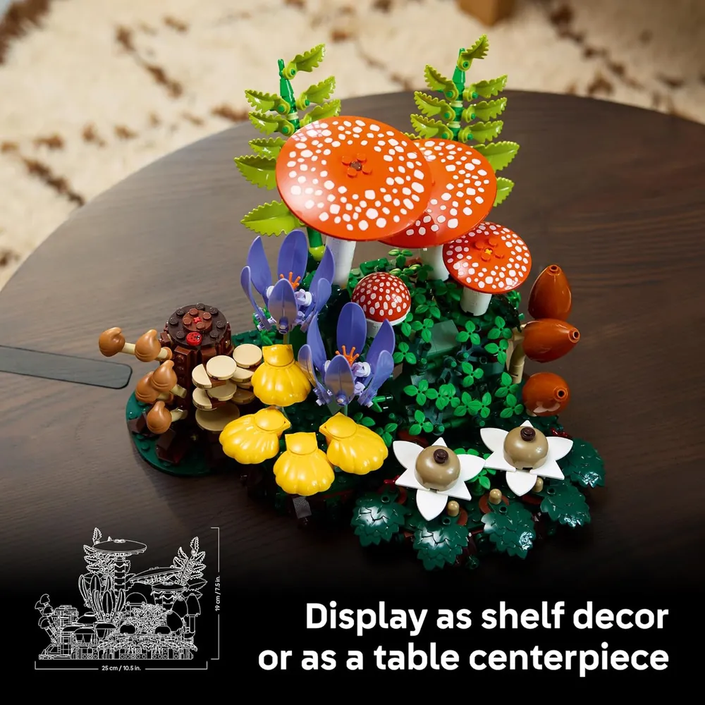 LEGO BOTANICALS SETAS DEL BOSQUE 436 PIEZAS