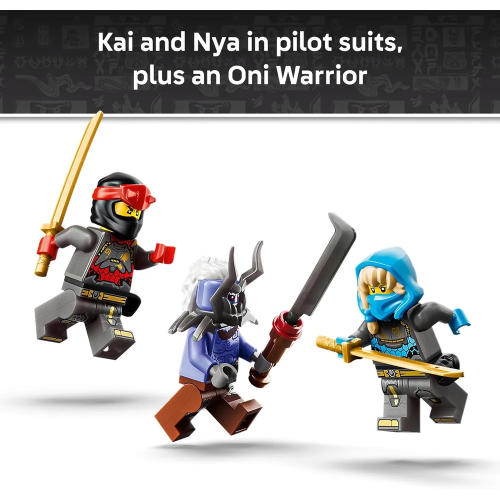 LEGO NINJAGO ROBOTS TITANES GEMELOS 1186 PIEZAS