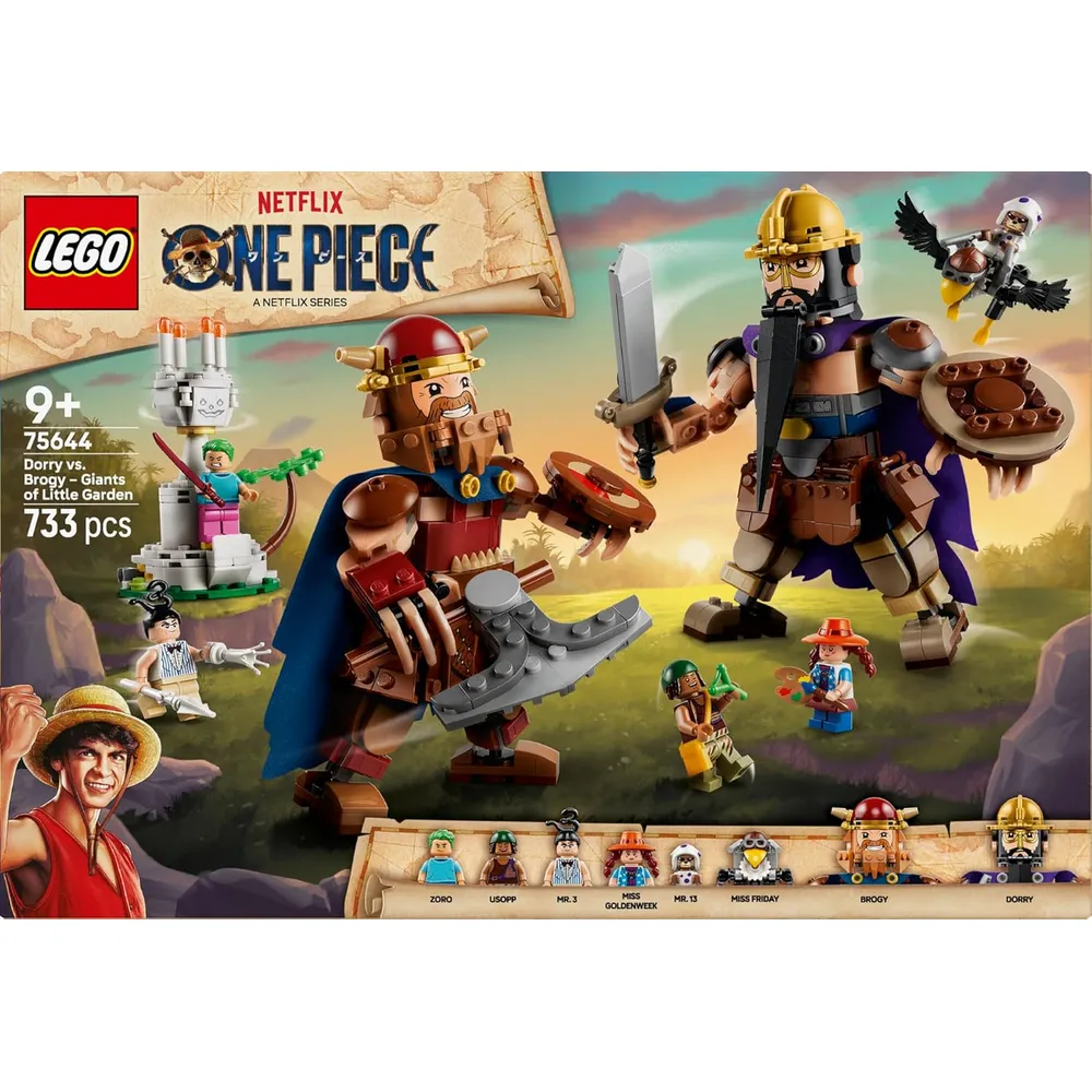 LEGO ONE PIECE DORRY VS BROGY 684 PIEZAS