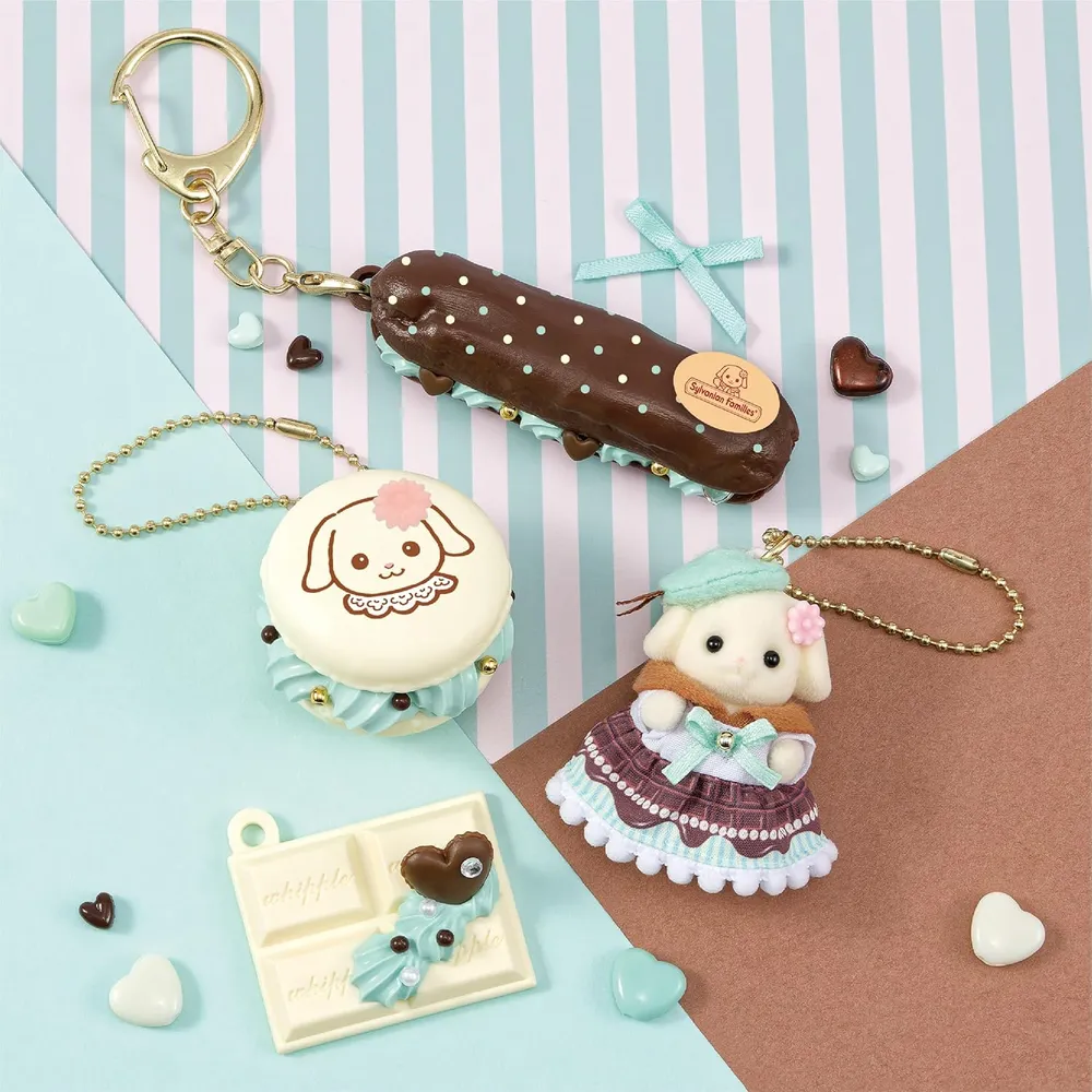 KIT SYLVANIAN FAMILIES LLAVERO WHIPPLE CHOCOLATE Y MENTA