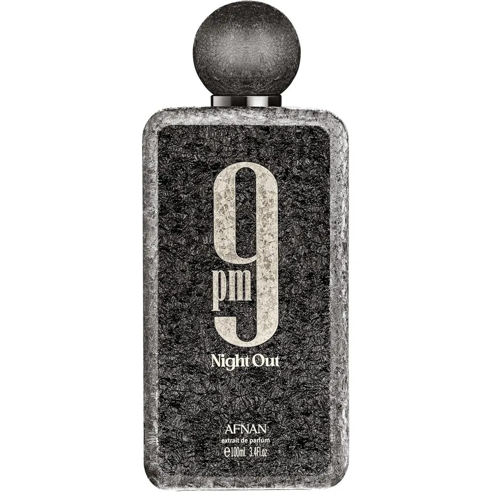 AFNAN 9 PM NIGHT OUT EXTRAIT DE PARFUM UNISEX 3.4 OZ / 100 ML