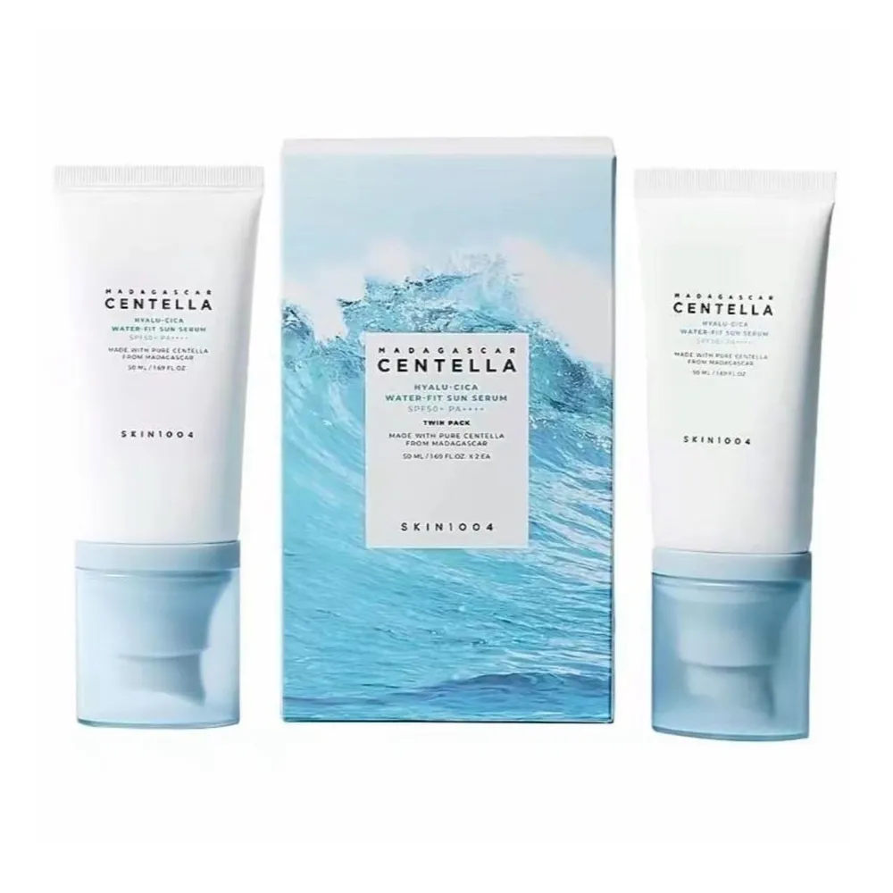 PACK 2 PROTECTOR SOLAR FACIAL HYALU-CICA SPF 50 HIDRATANTE SKIN1004 | 1.69 OZ / 50 ML