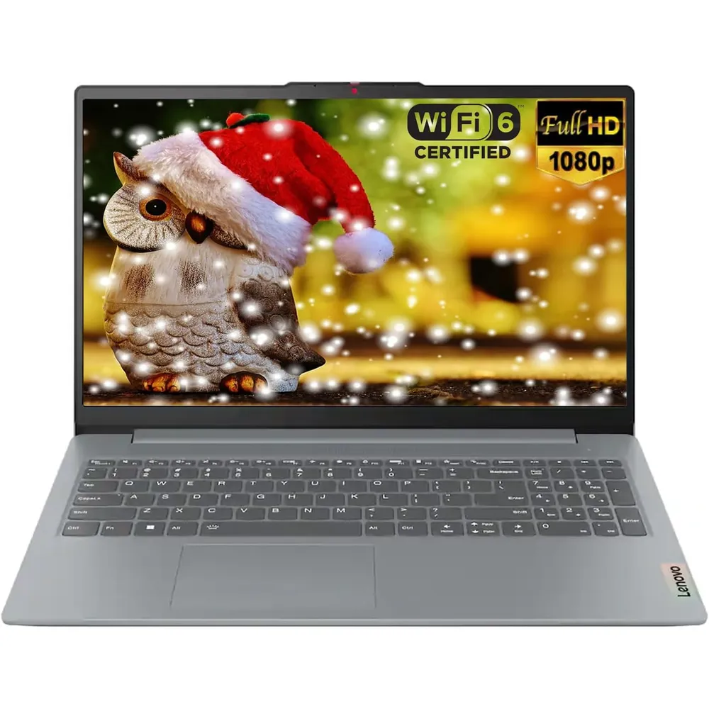 LAPTOP IDEAPAD SLIM 3I I3-N305 LENOVO 15.6" 128GB SSD 8GB RAM W11 S - TECLADO INGLÉS | ARCTIC GRAY