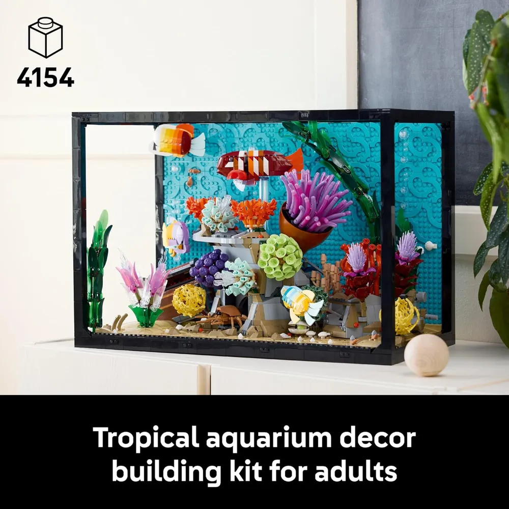 LEGO ICONS ACUARIO TROPICAL 1372 PIEZAS