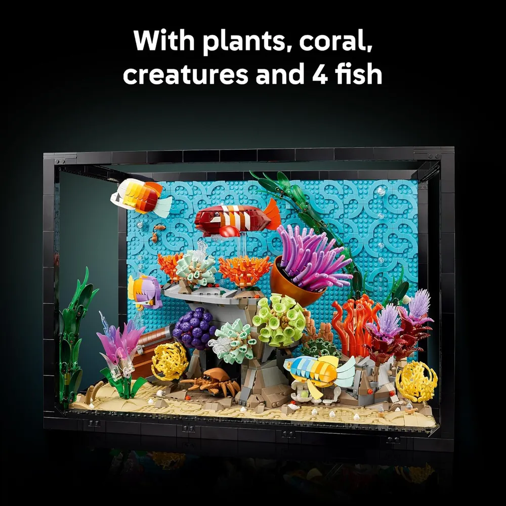 LEGO ICONS ACUARIO TROPICAL 1372 PIEZAS