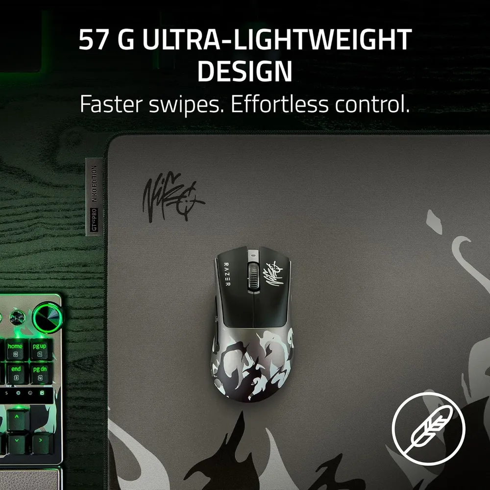 MOUSE INALÁMBRICO DEATHADDER V4 PRO NIKO RAZER | NIKO