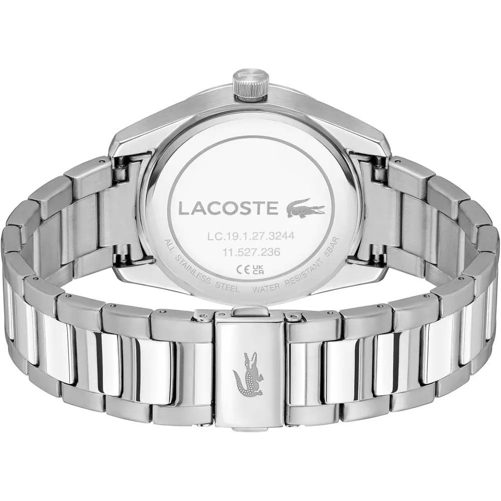 RELOJ LACOSTE BOSTON CUARZO 39 MM BRAZALETE HOMBRE | SILVER