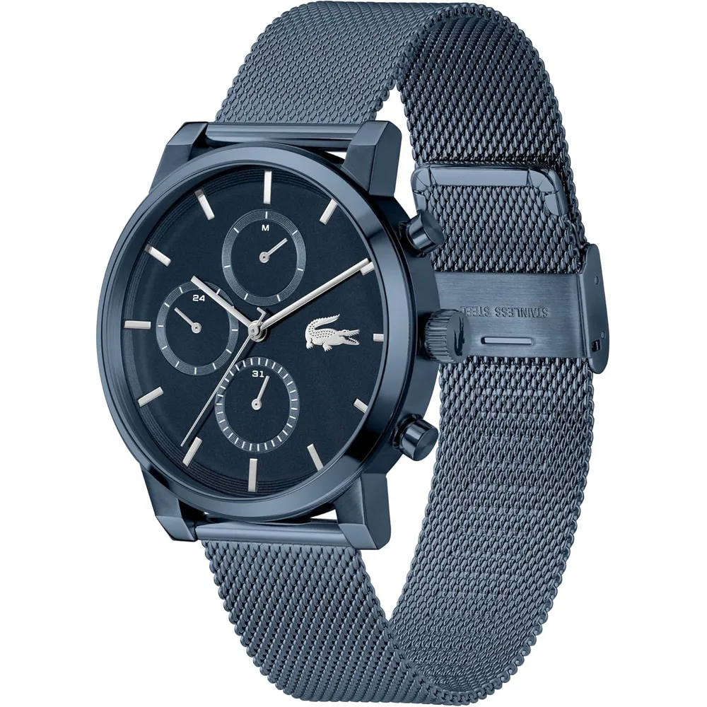 RELOJ LACOSTE REPLAY BRAZALETE DE MALLA 43 MM HOMBRE - Blue