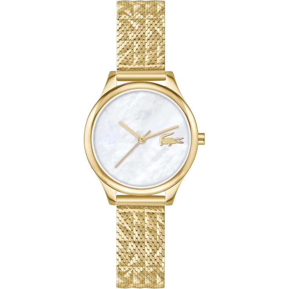 RELOJ LACOSTE MINI CROCODELLE 28 MM MUJER - Gold