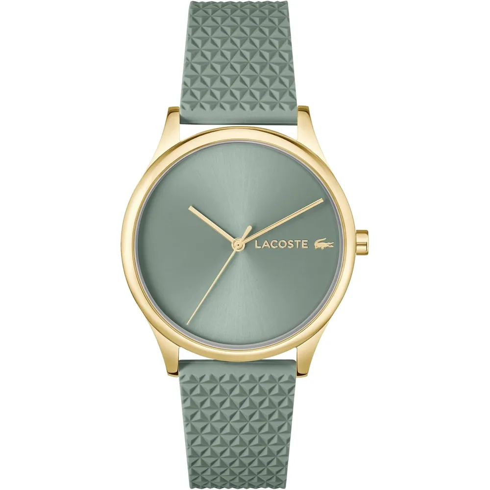 RELOJ LACOSTE CROCODELLE MUJER - GREEN GOLD