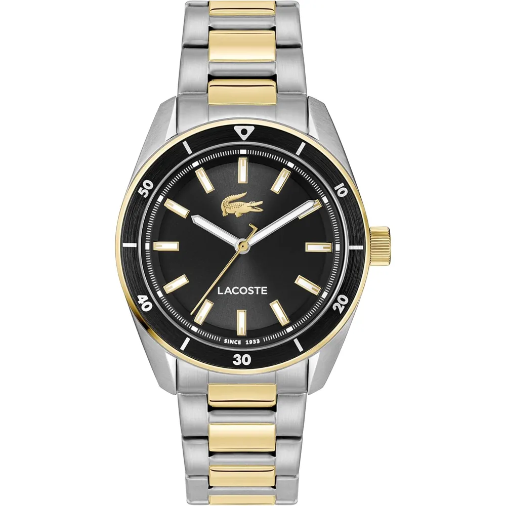 RELOJ LACOSTE BOSTON CUARZO 39 MM HOMBRE - SILVER/GOLD