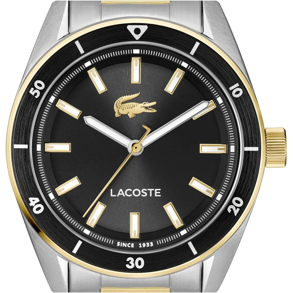 RELOJ LACOSTE BOSTON CUARZO 39 MM HOMBRE - SILVER/GOLD