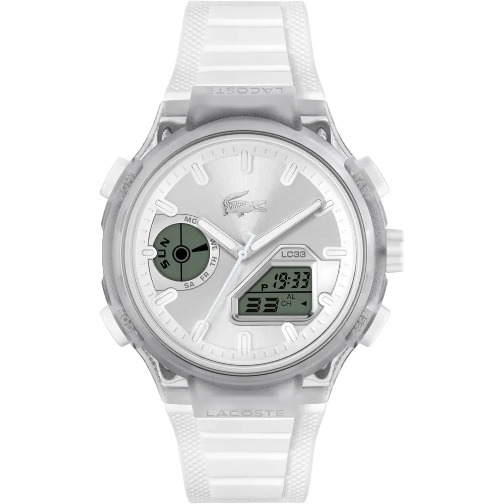 RELOJ LACOSTE LC33 DIGITAL 44.8 MM HOMBRE | BLANCO