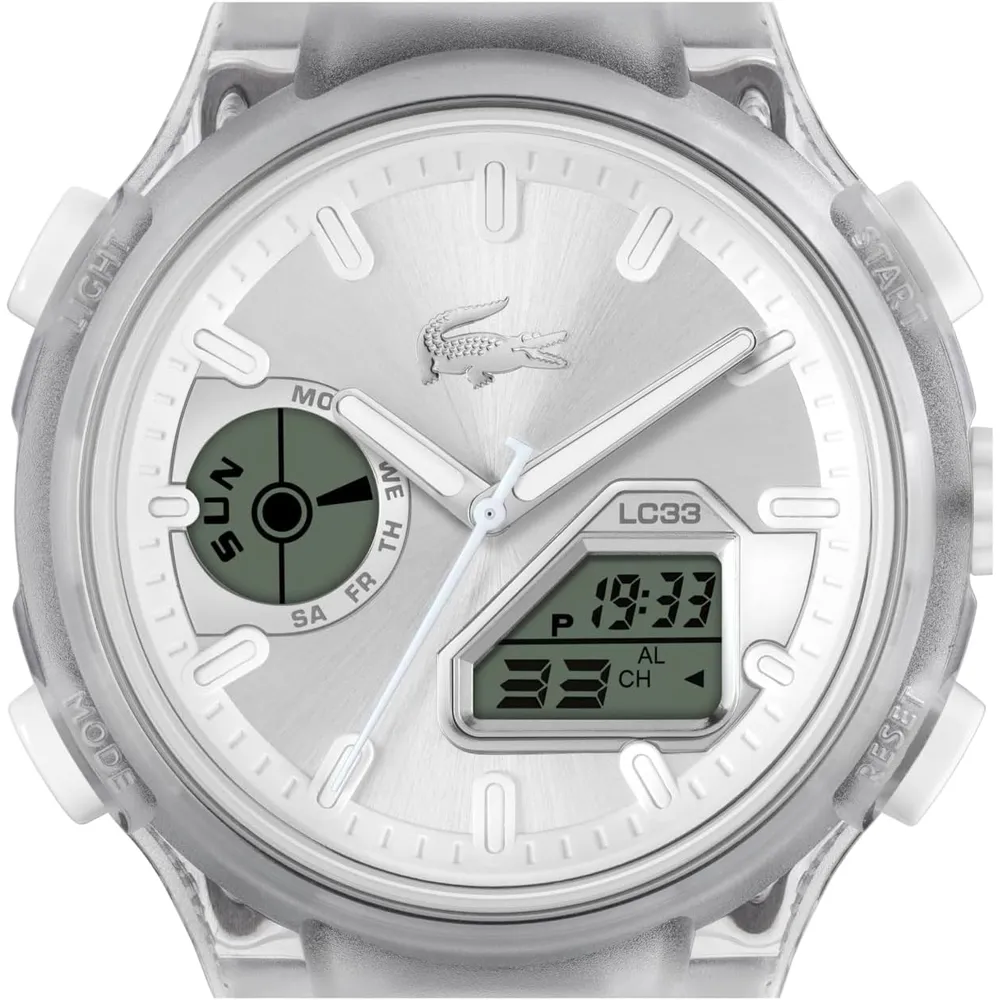 RELOJ LACOSTE LC33 DIGITAL 44.8 MM HOMBRE | BLANCO
