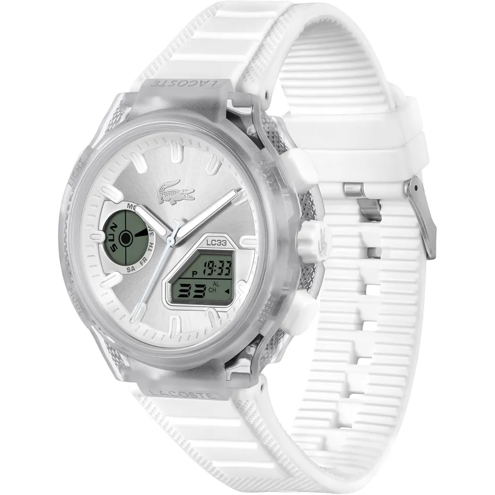 RELOJ LACOSTE LC33 DIGITAL 44.8 MM HOMBRE | BLANCO