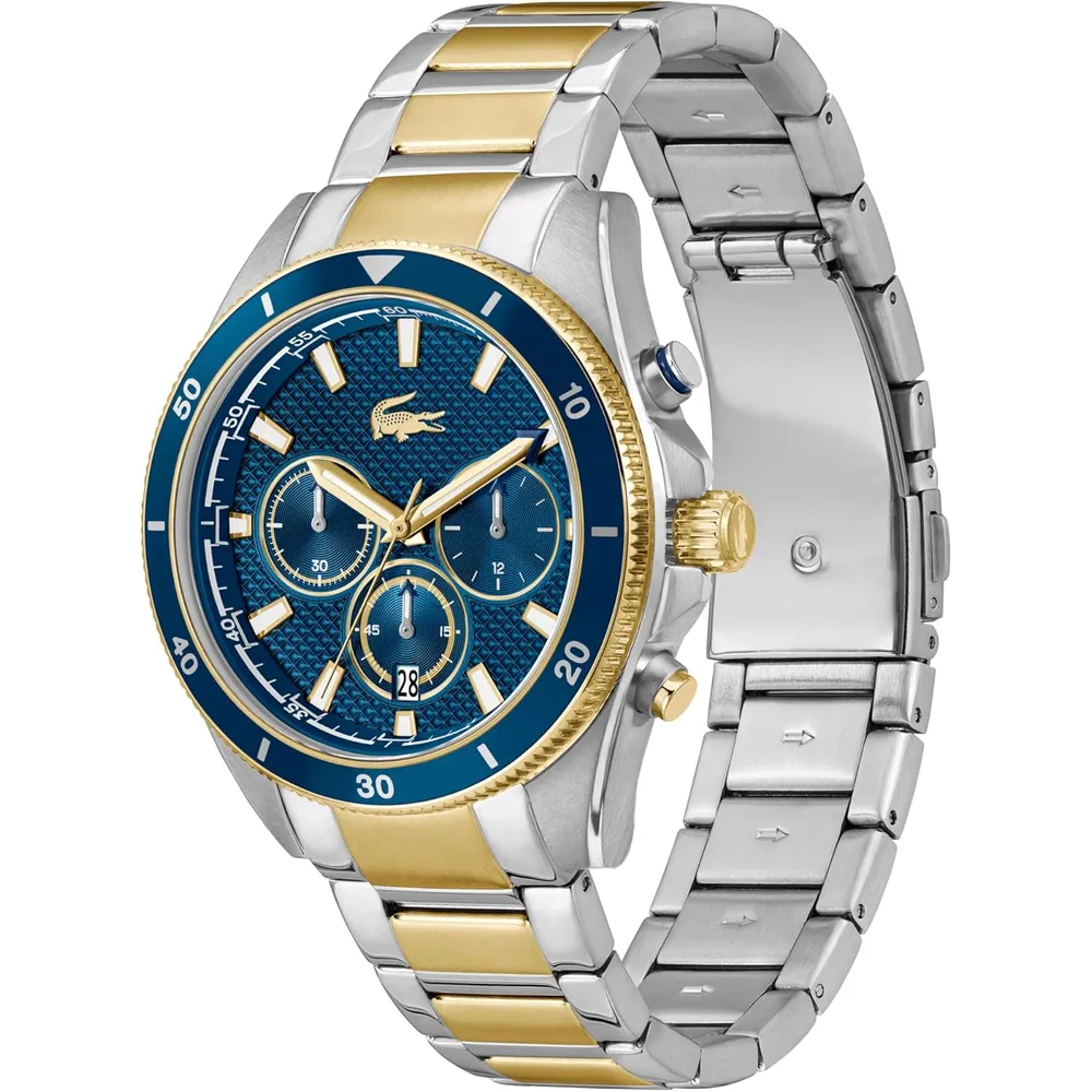 RELOJ LACOSTE MAINSAIL CRONÓGRAFO CLÁSICO 43 MM HOMBRE - Silver/Blue