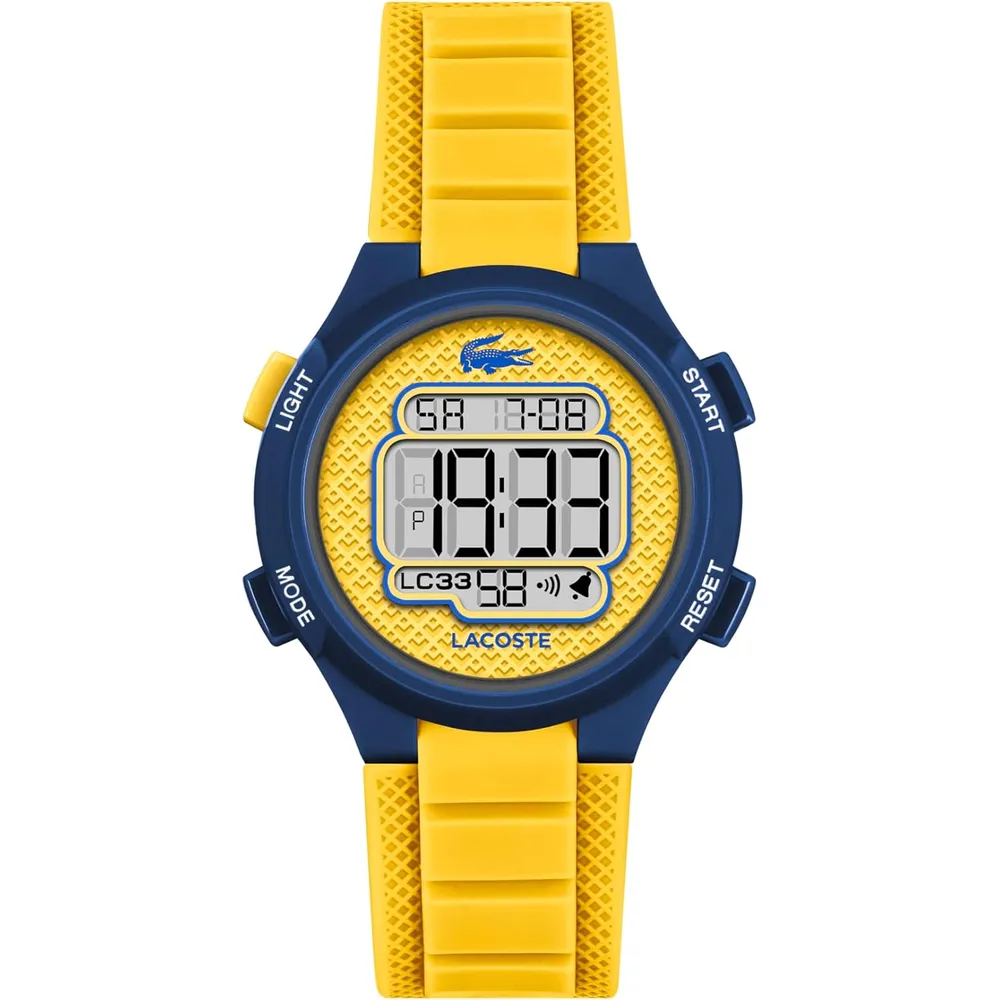 RELOJ LACOSTE LC33 DIGITAL 34 MM NIÑO - YELLOW