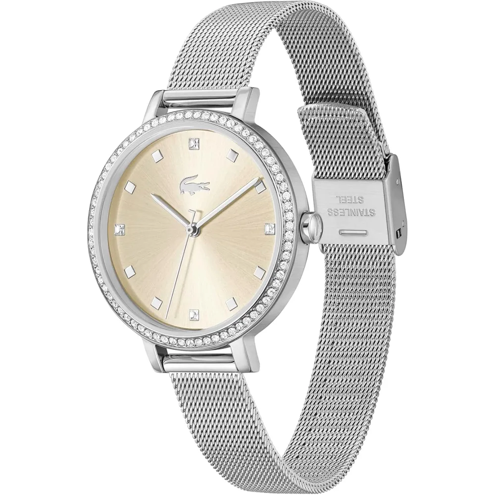 RELOJ LACOSTE RIGA 34 MM MUJER - Silver