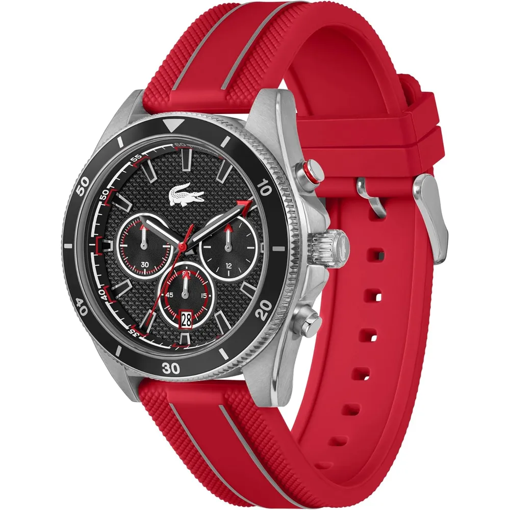 RELOJ LACOSTE MAINSAIL CRONÓGRAFO CLÁSICO 43 MM HOMBRE - Rojo