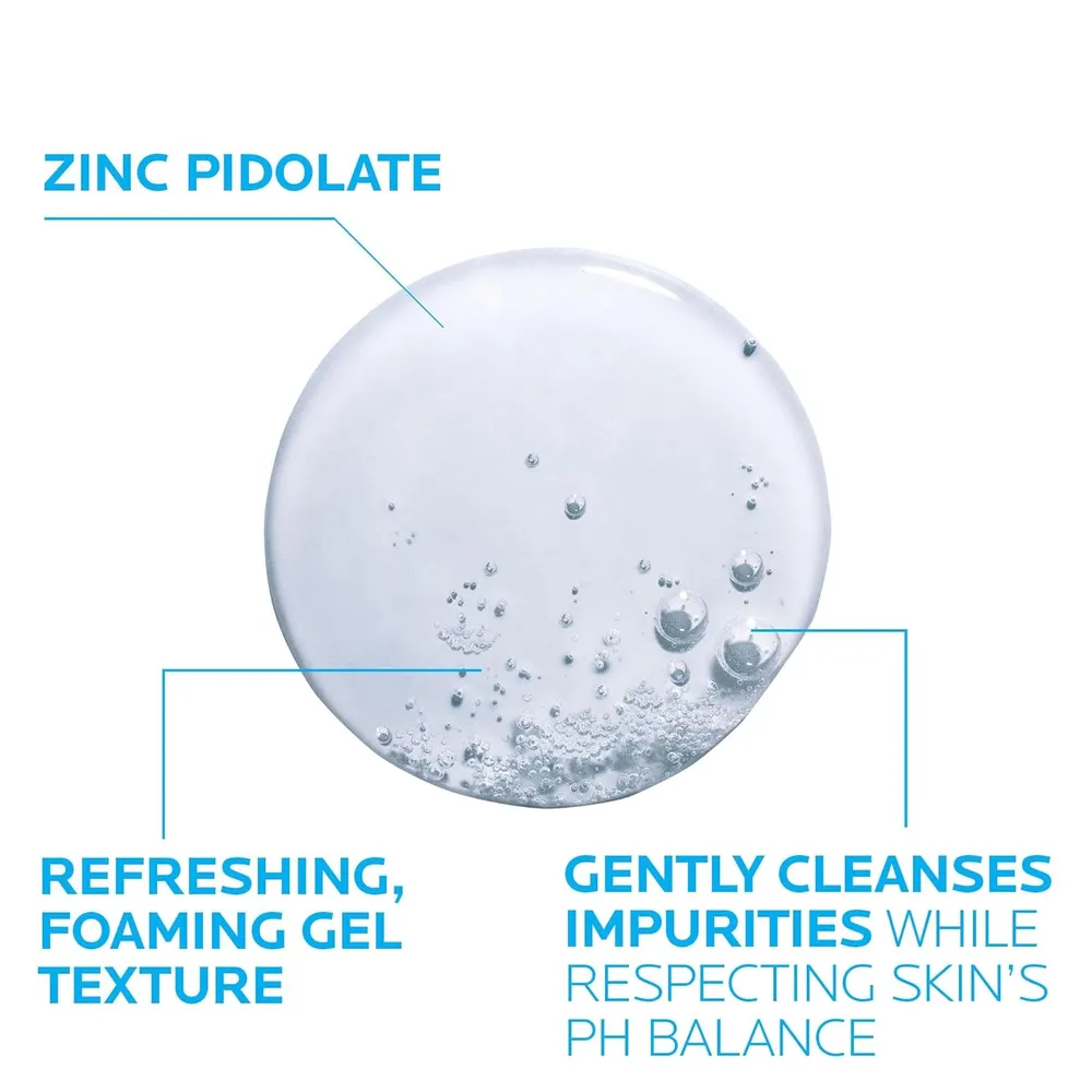 PACK 2 LA ROCHE-POSAY EFFACLAR GEL LIMPIADOR PURIFICANTE 13.5 OZ / 400 ML