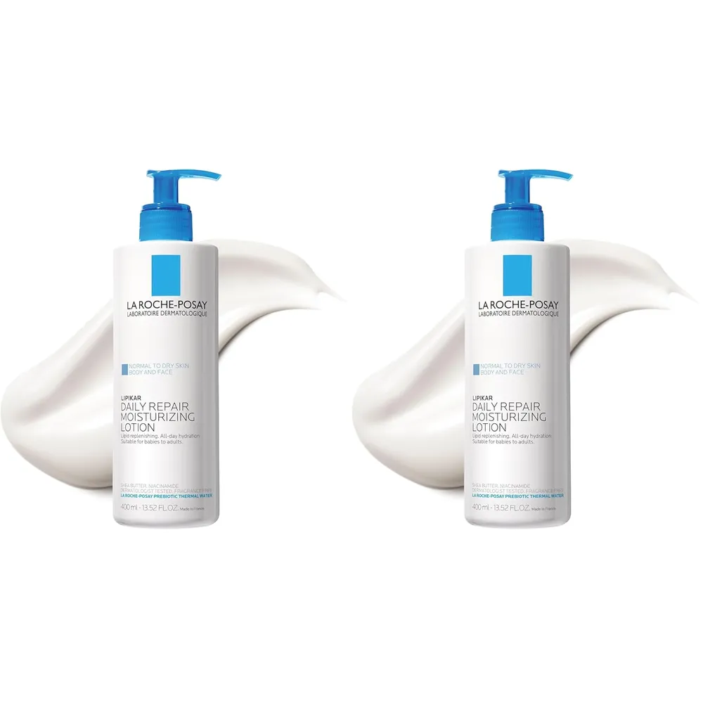 PACK 2 LA ROCHE-POSAY LIPIKAR LOCIÓN CORPORAL HIDRATANTE REPARADORA 13.5 OZ / 400 ML