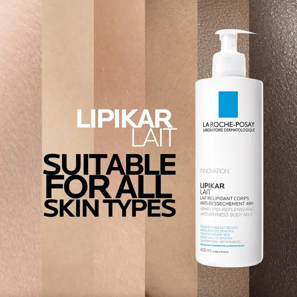 PACK 2 LA ROCHE-POSAY LIPIKAR LOCIÓN CORPORAL HIDRATANTE REPARADORA 13.5 OZ / 400 ML