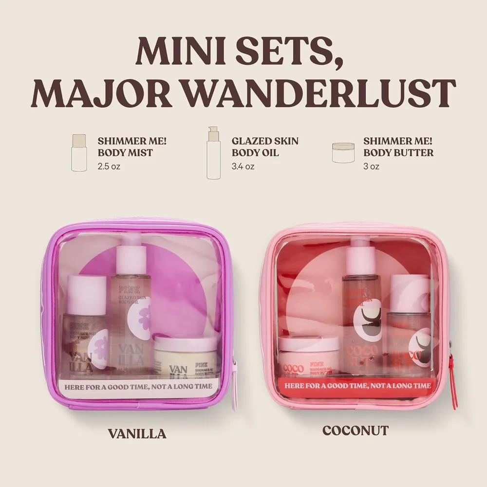 SET PINK COCONUT VICTORIA SECRET MUJER