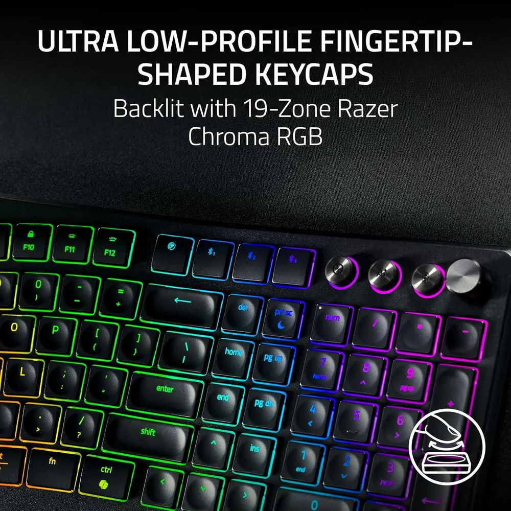 TECLADO INALÁMBRICO PRO TYPE ERGO RAZER | RGB