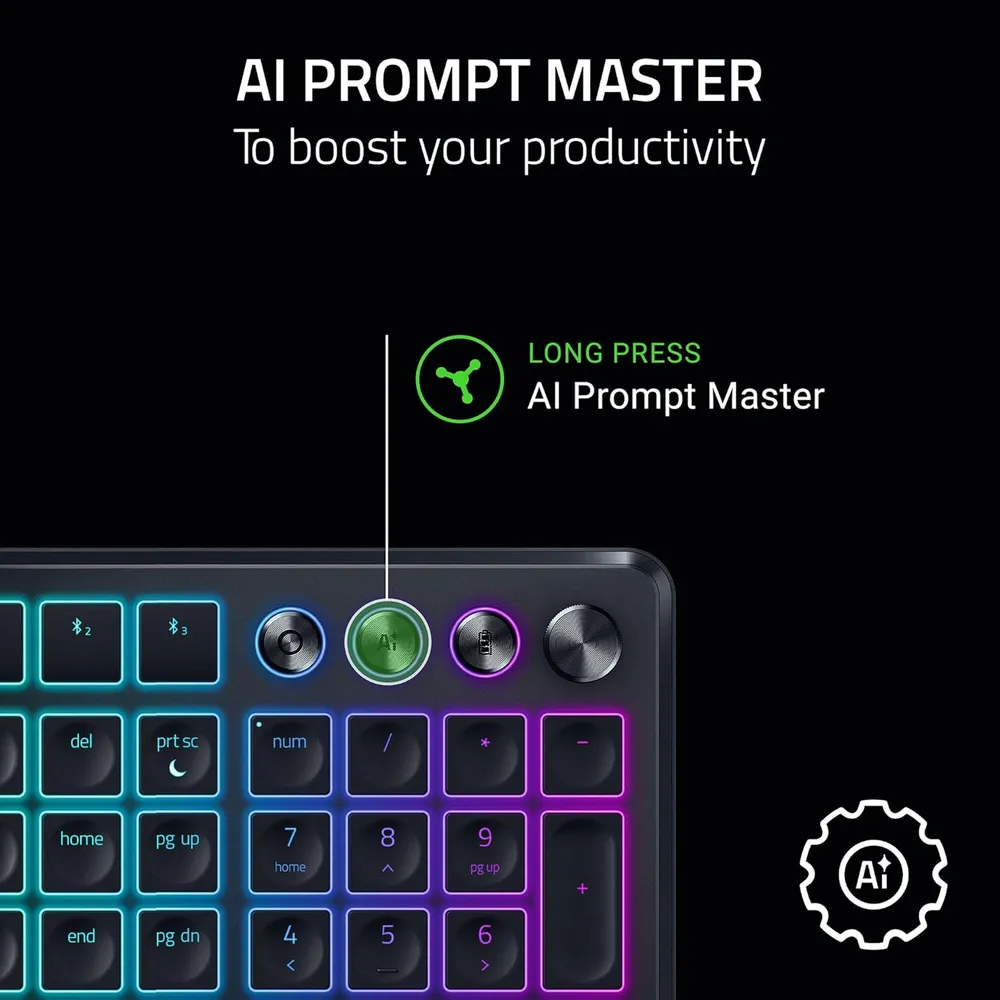 TECLADO INALÁMBRICO PRO TYPE ERGO RAZER | RGB