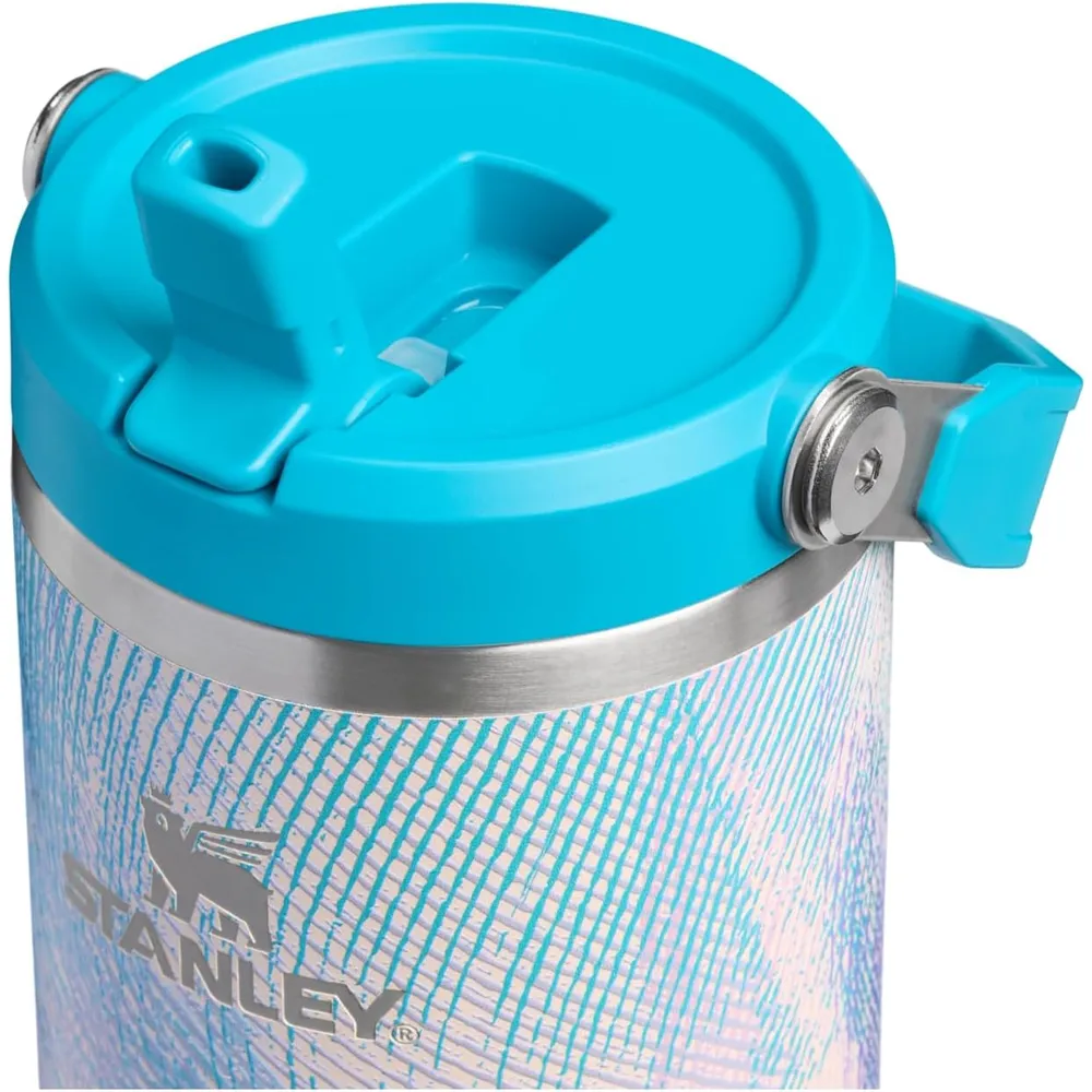 STANLEY ICEFLOW 2.0 FLIP STRAW TOMATODO CON ASA 30 OZ / 887 ML | SEA GLASS PLUME