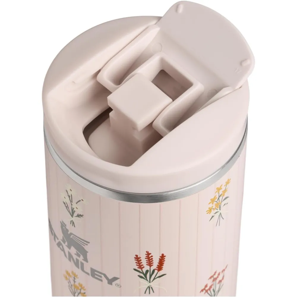 STANLEY TRANSIT TAZA DE VIAJE 16 OZ / 473 ML | ROSE QUARTZ BOUQUETS