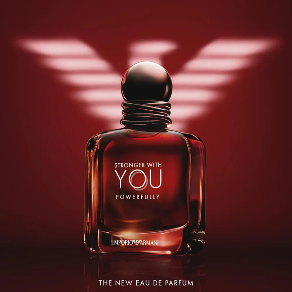 PERFUME ARMANI STRONGER WITH YOU POWERFULLY HOMBRE 0.3 OZ / 10 ML