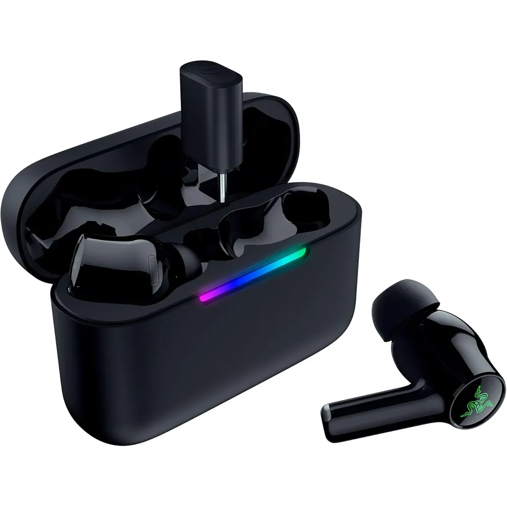 AUDÍFONOS INALÁMBRICOS HAMMERHEAD V3 HYPERSPEED RAZER | NEGRO