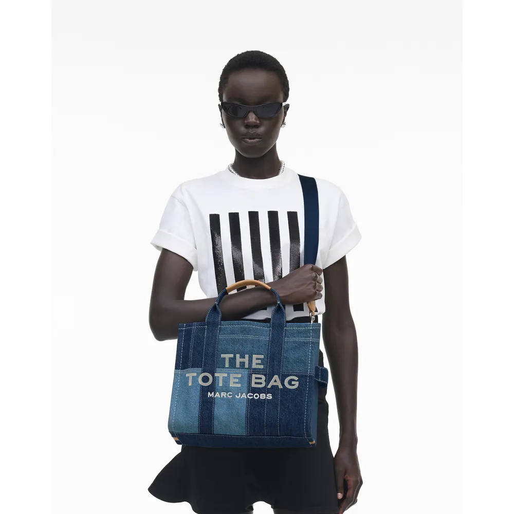 CARTERA MARC JACOBS THE DENIM TOTE MEDIUM | BLUE DENIM
