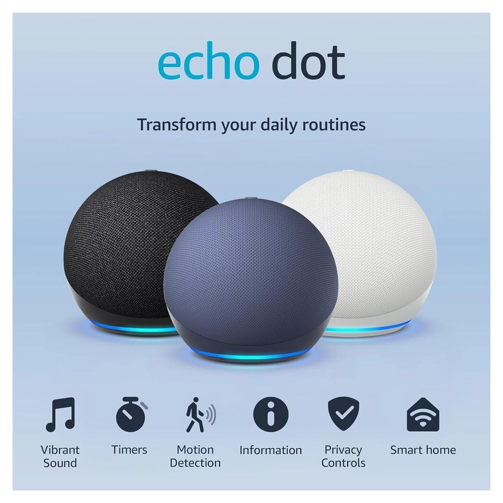 Echo Dot 5th gen parlante con Alexa, Azul