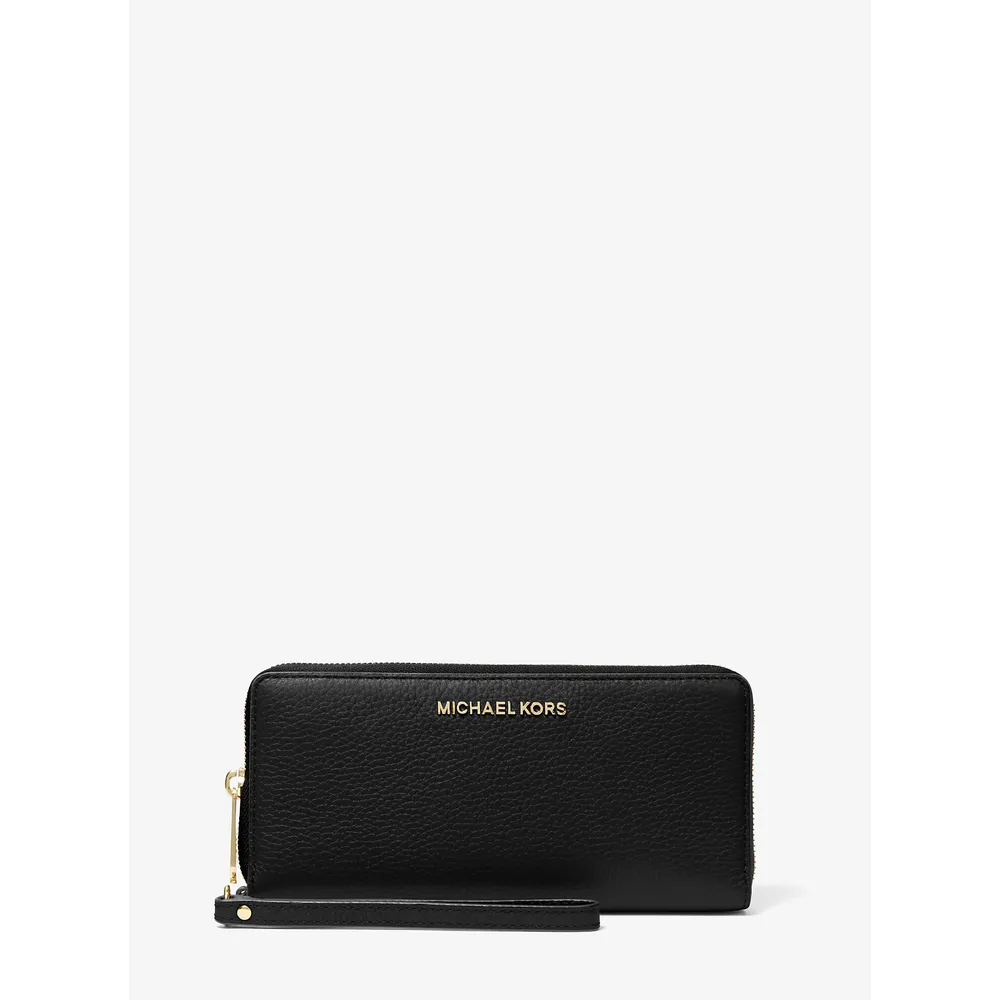 mk126232705_0_webp.webp Michael Kors Bolso de mano grande Jet Set Travel de piel granulada | Negro