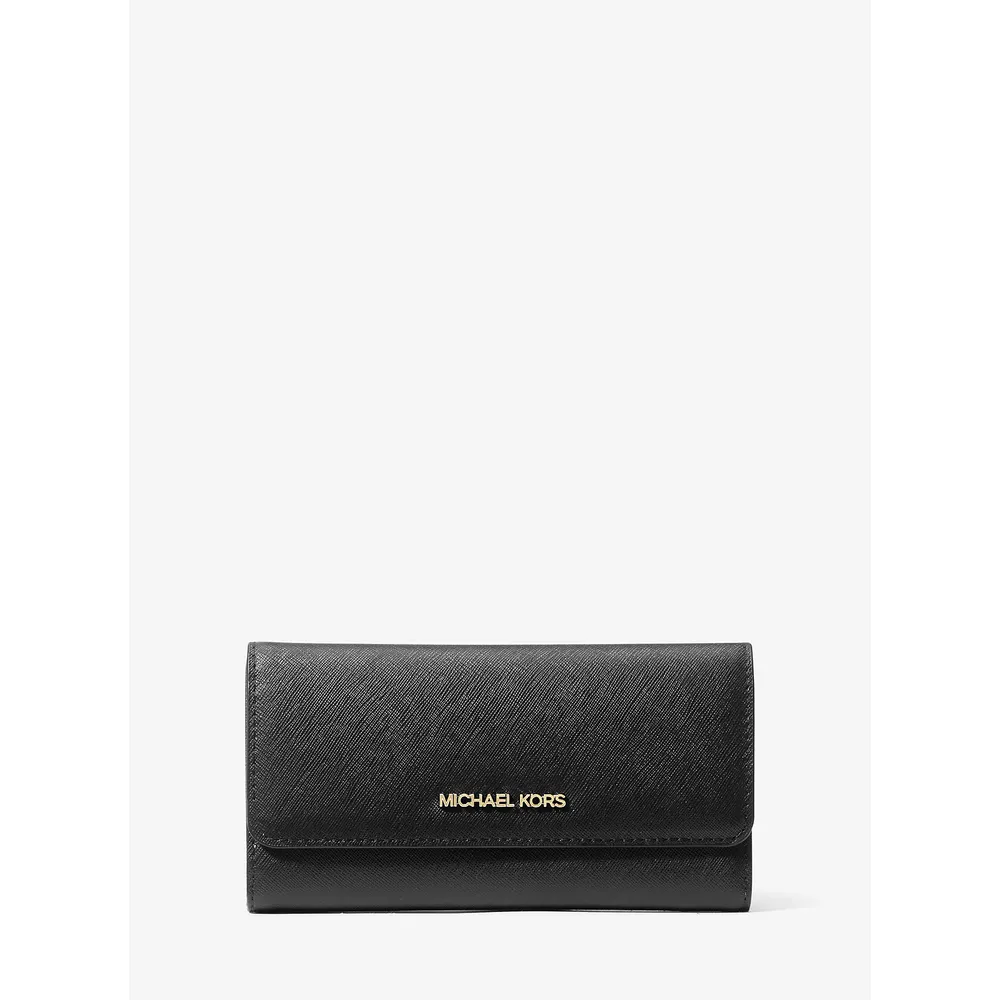 mk193554627_0_webp.webp Michael Kors Cartera de viaje Jet Set de tres pliegues | Negro