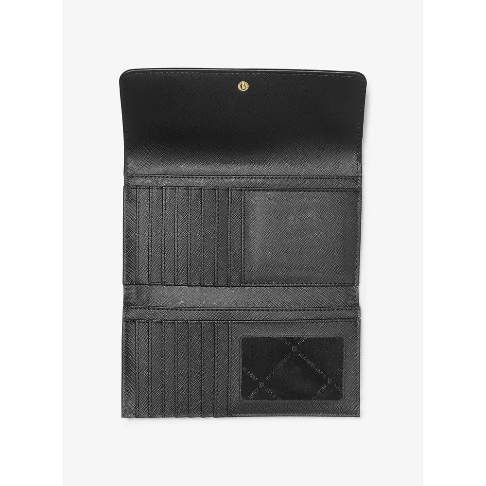 mk193554627_1_webp.webp Michael Kors Cartera de viaje Jet Set de tres pliegues | Negro