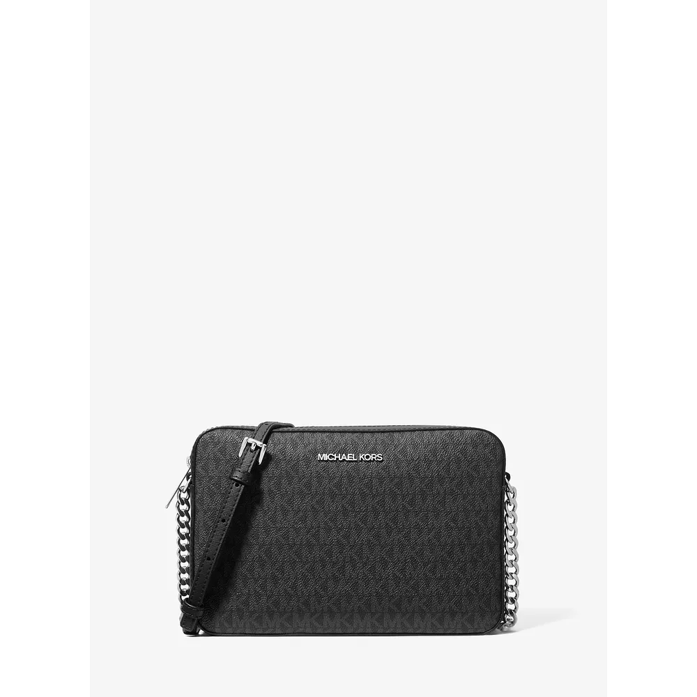 mk231777971_0_webp.webp Michael Kors Bolso bandolera grande con logotipo Jet Set | Black