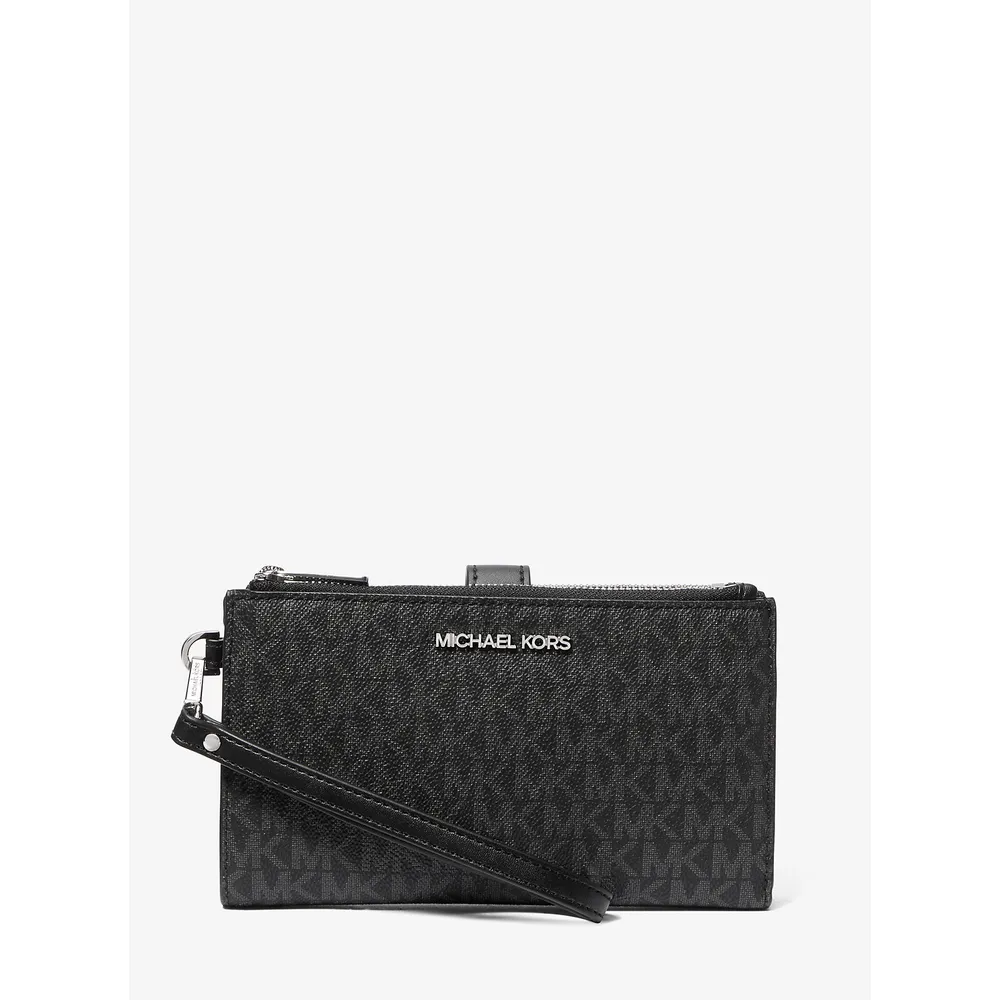 mk231778386_0_webp.webp Michael Kors Cartera para smartphone con logotipo de Jet Set | Negro