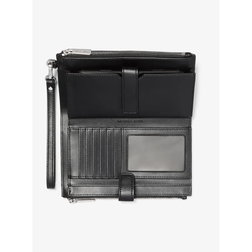 Michael Kors Cartera para smartphone con logotipo de Jet Set | Negro